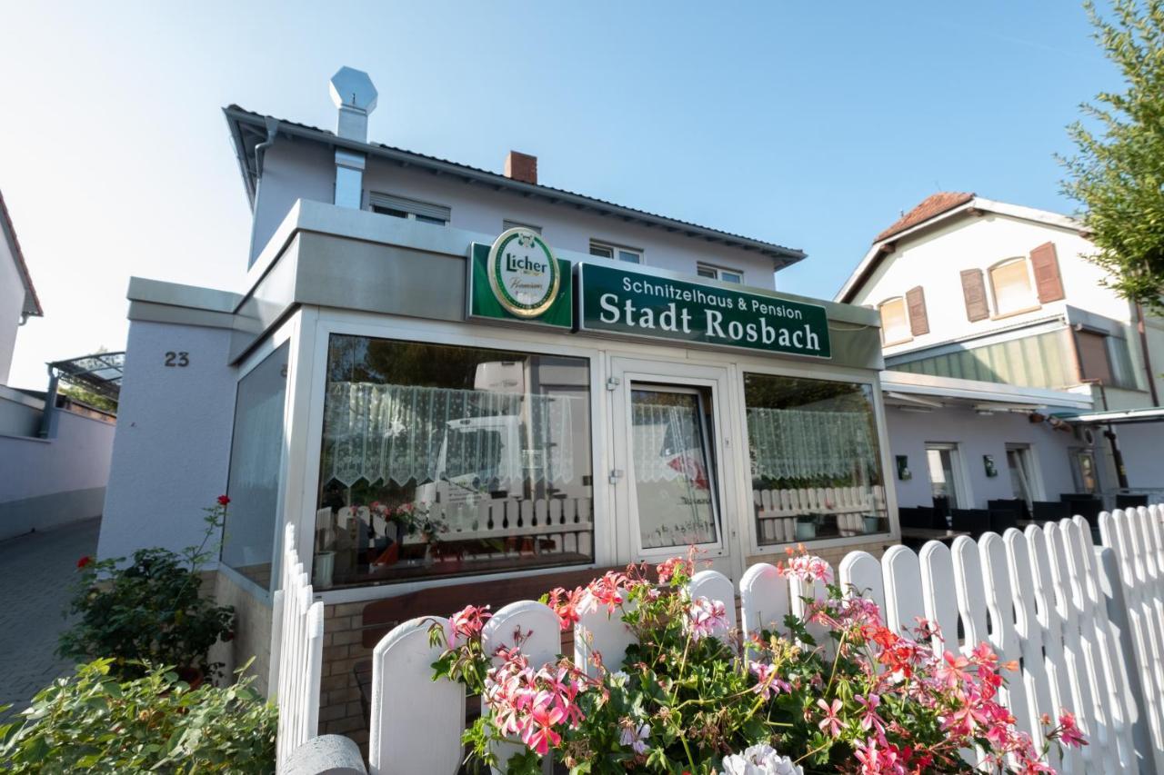 Schnitzelhaus Und Pension Stadt Rosbach Rosbach vor der Hohe ภายนอก รูปภาพ